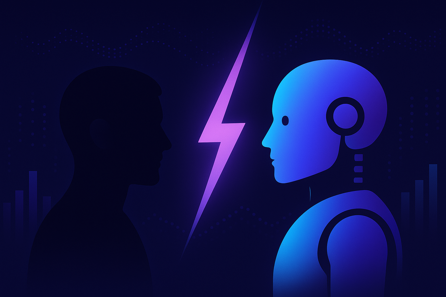 Atendimento humano vs IA